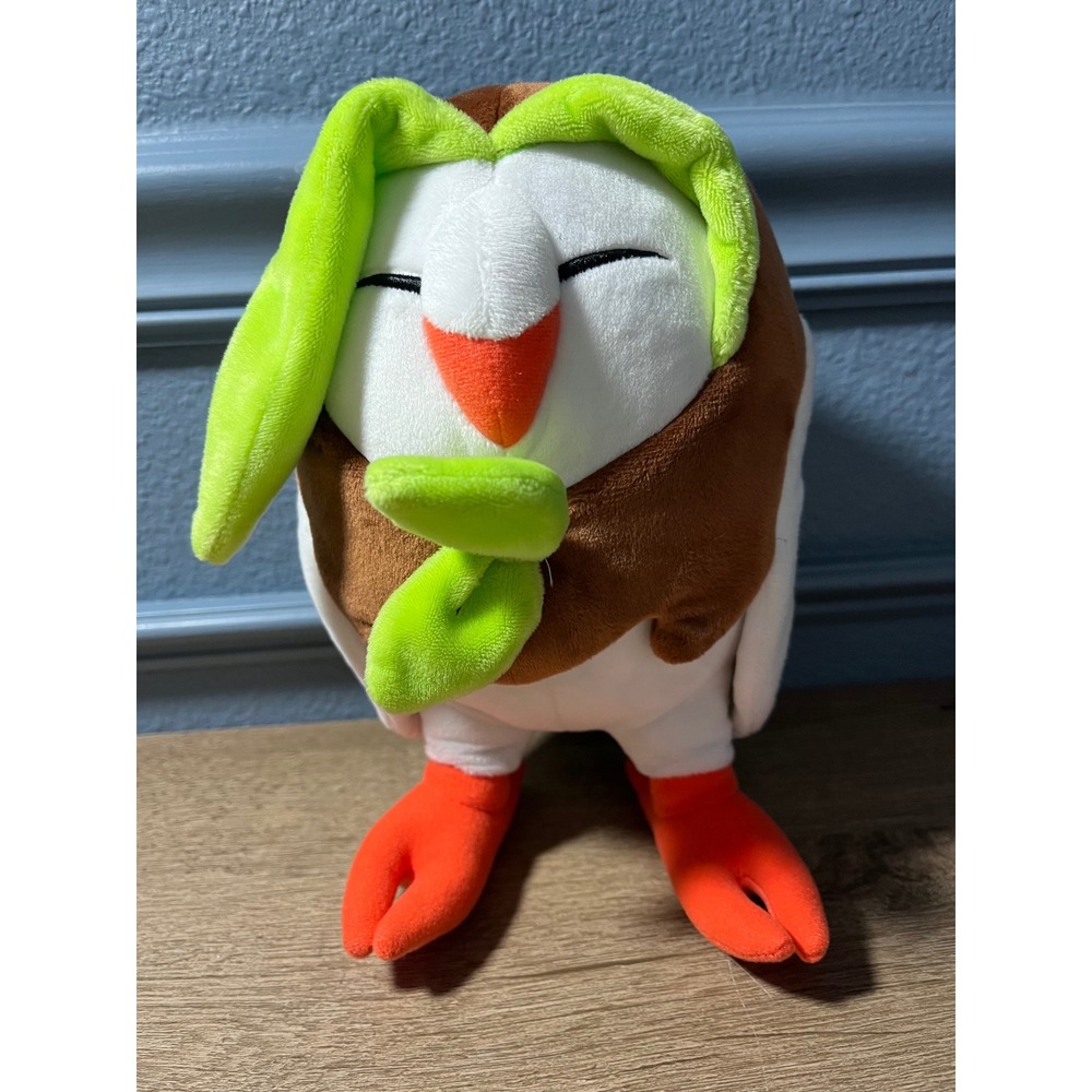 Pokemon Center‎ Rowlet Plush 2017 Nintendo Creatures Game Freak Stuffed Toy